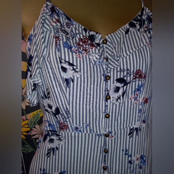 Maurices Button Down Floral Maxi Dress - Picture 6 of 7